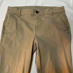 Tan Size 10 Old Navy Skinny Chino Khakis